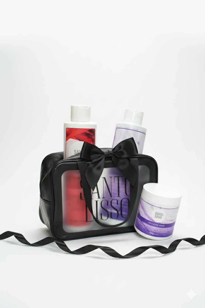 Kit Litro de Alisado de Argán + Shampoo Antiresiduos + Mascarilla Matizante